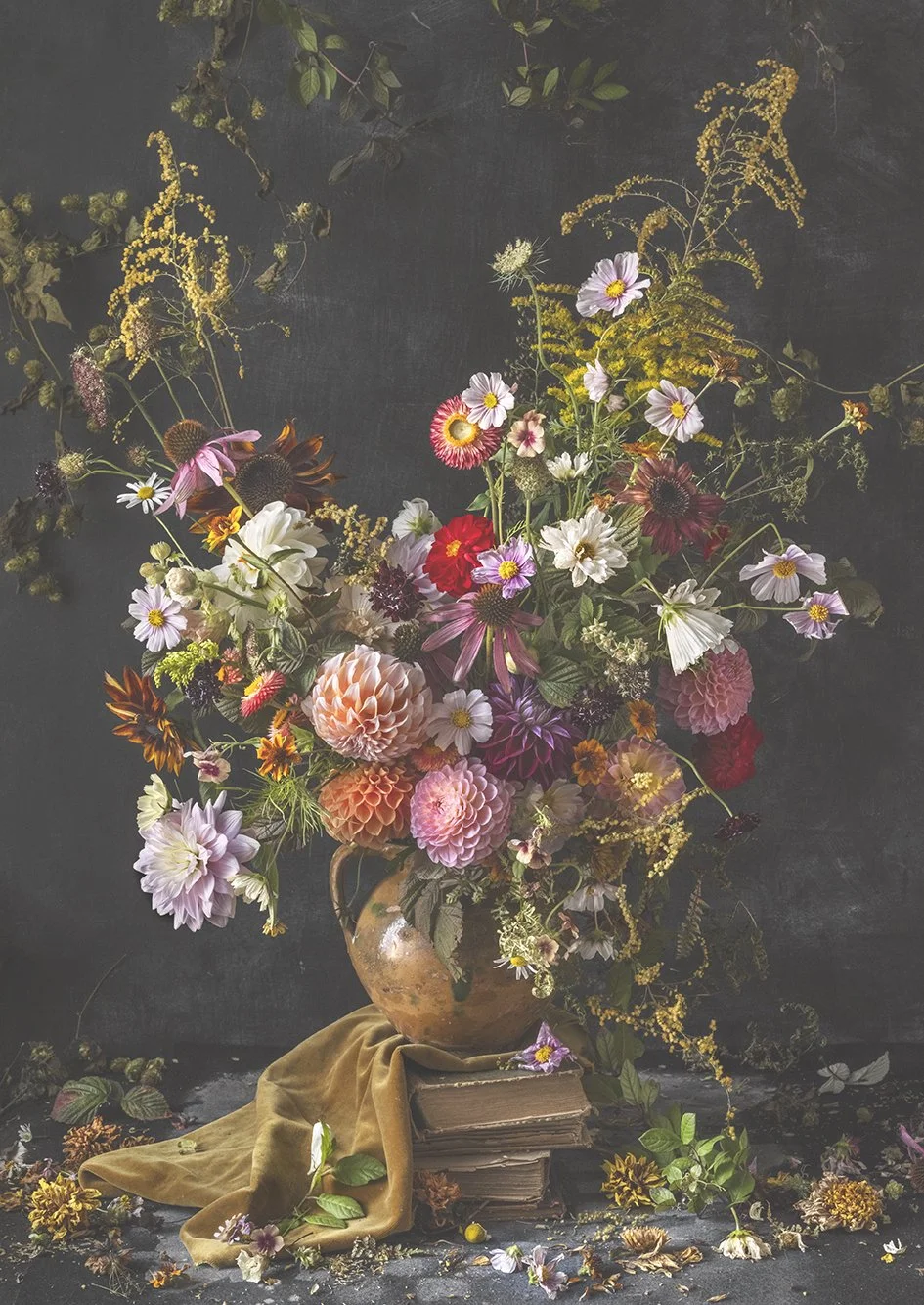 Floral puzzle by artist Kreetta Järvenpää — Nordic Baroque Fine